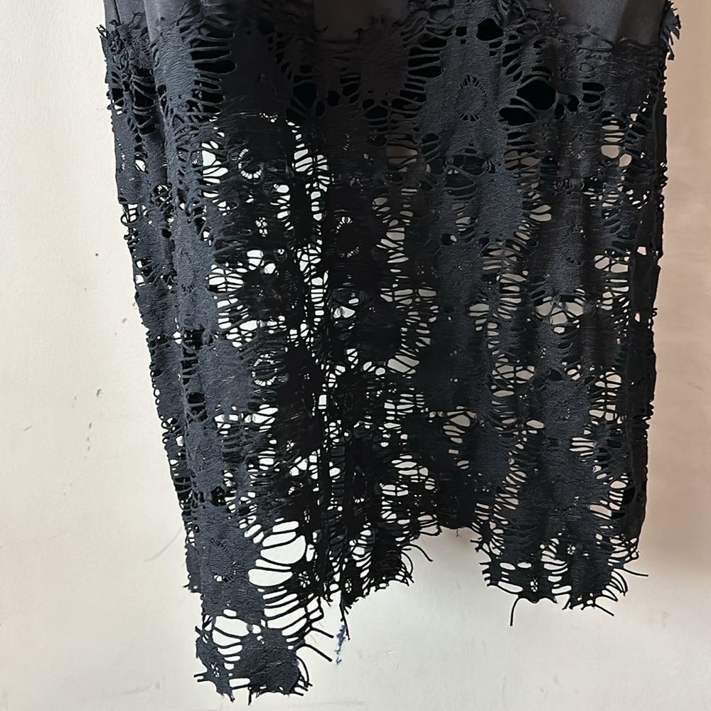 Free People laced Bodycon Slip Dress Medium Nwot Small - Picture 5 of 12